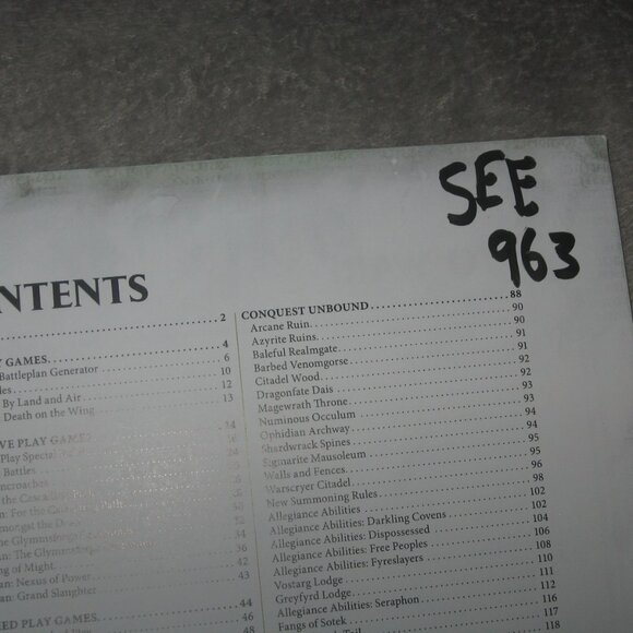 Warhammer Softcover Book 40,000 40K Age of Sigmar General's Handbook 2018 2409A6 - Picture 7 of 11